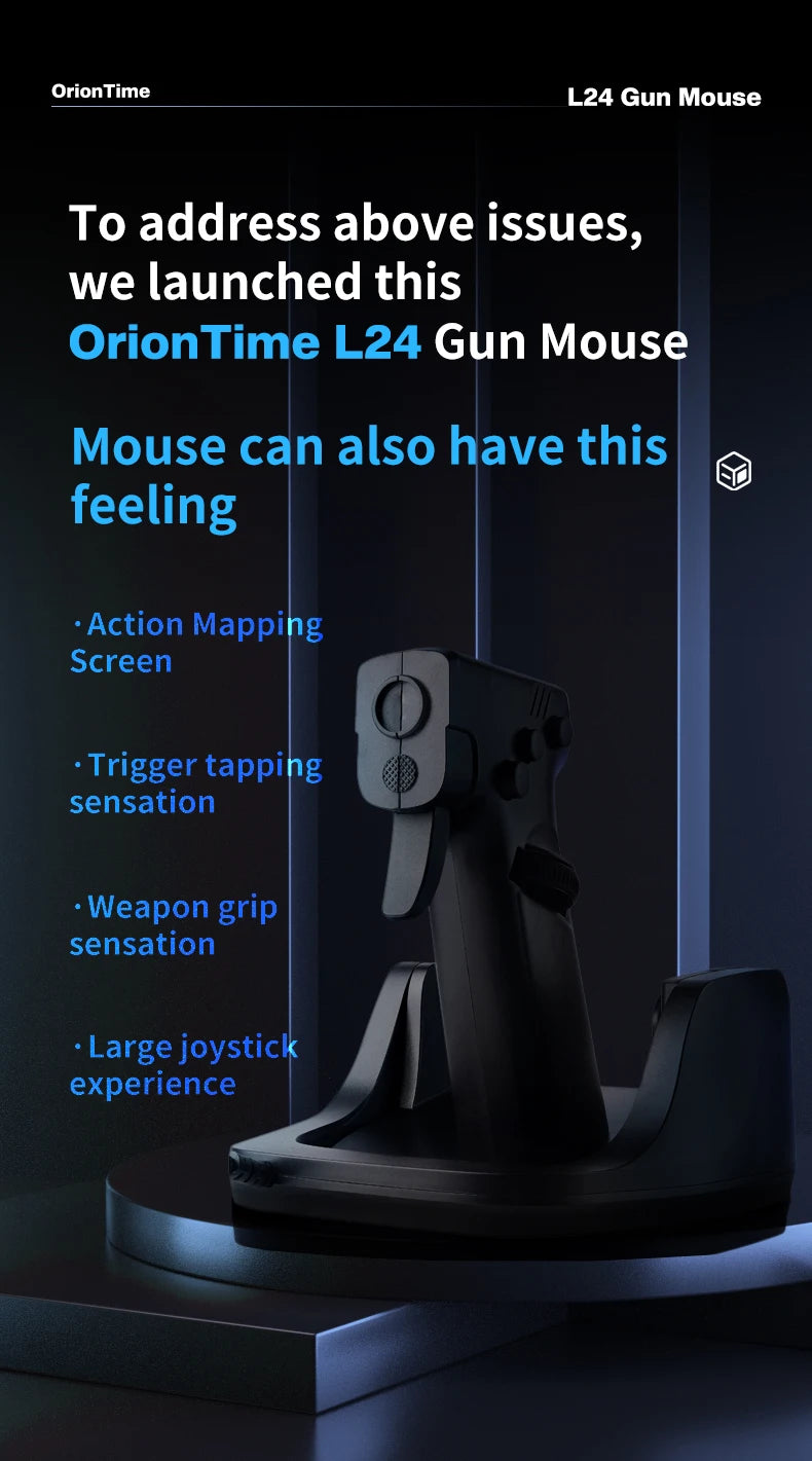 Gun Style Gaming Mouse FPS Game OrionTime L24