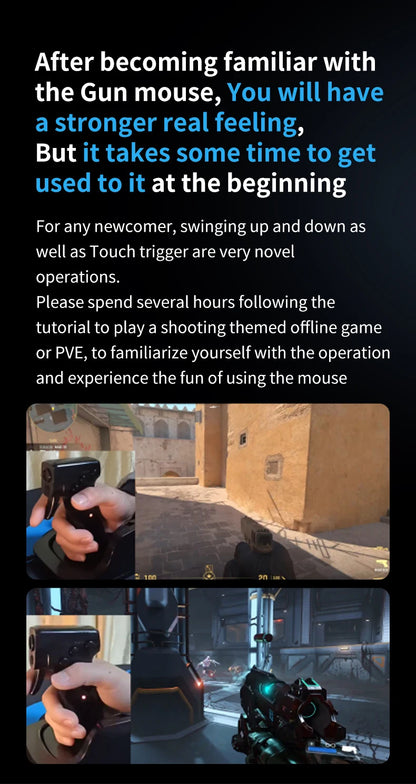 Gun Style Gaming Mouse FPS Game OrionTime L24